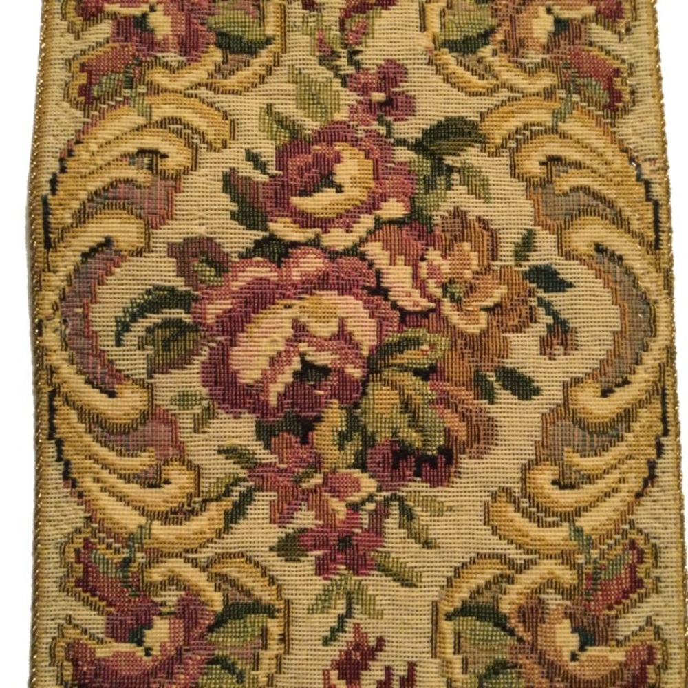 Bell Pull - Tapestry Fabric - Brass Hardware - Picture 6 of 8